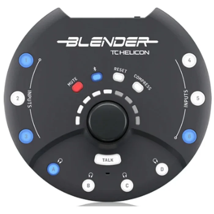 TC Helicon Blender Portable 12×8 Stereo Mixer w/ USB