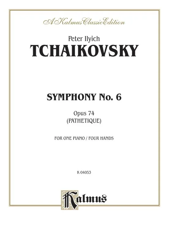 Tchaikowsky Symphony 6 1P4H