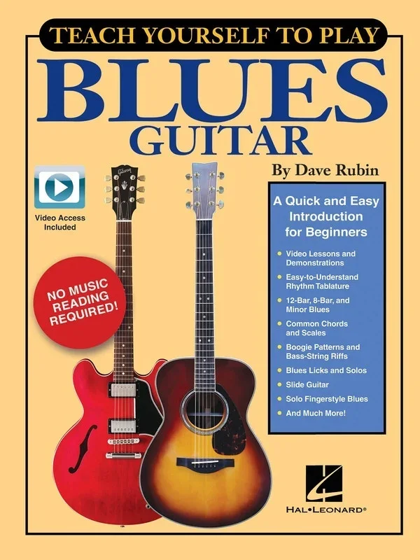 Teach Yourself To Play Blues Guitar Book/Olv (Softcover Book/Online Video)