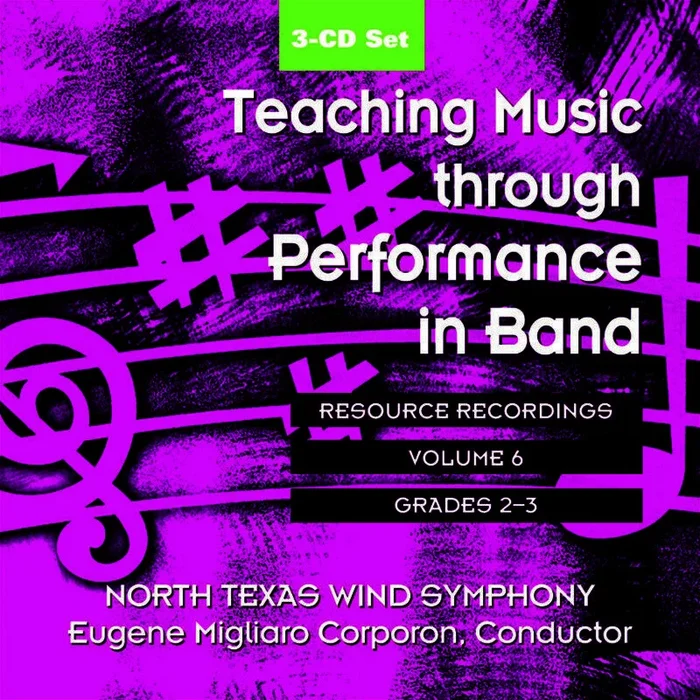 Teaching Music Through Perf Band CD V6 Gr 2 And 3 (3-CD Set) Book