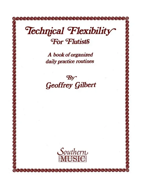 Technical Flexibility Flute Studies (Pod) Book
