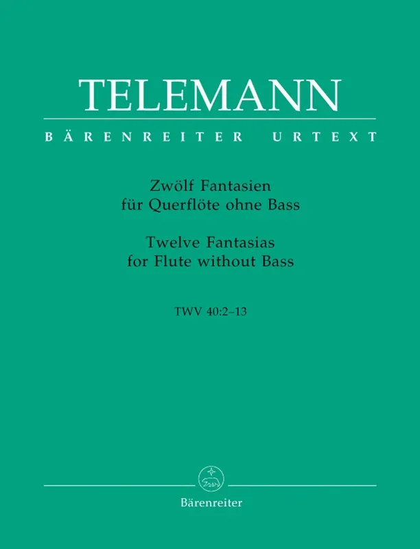 Telemann: 12 Fantasias for Solo Flute, TWV 40:2-13