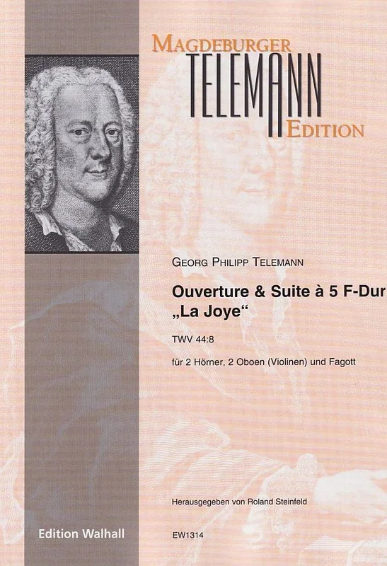Telemann: Overture & Suite for 5 in F Major ( “La Joye “), TWV 44:8