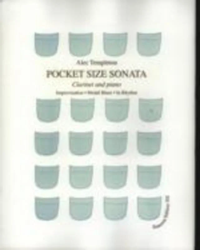 Templeton – Pocket Size Sonata No 1 Clarinet/Piano (Softcover Book)
