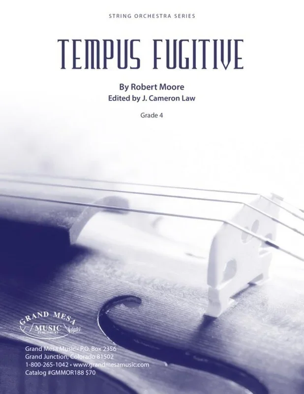 Tempus Fugitive So4 Score/Parts Book