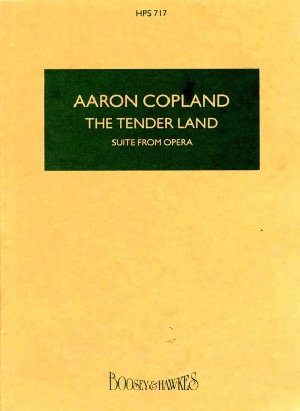 Tender Land Study Score Book
