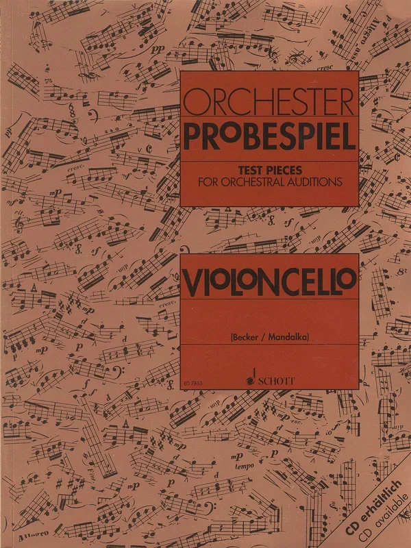 Test Pieces for Orchestral Auditions – Cello