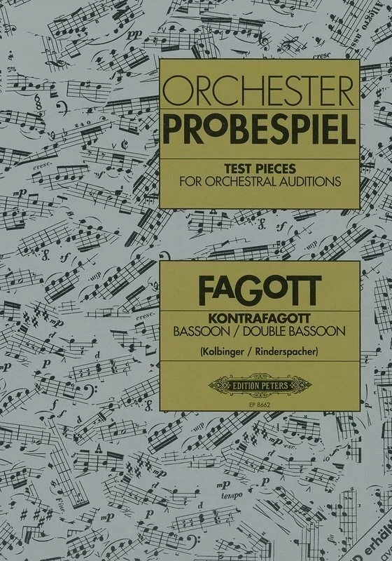 Test Pieces For Orchestral Auditions Bassoon (Softcover Book)