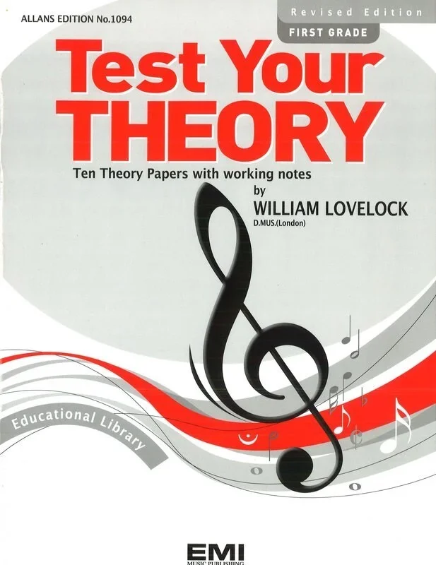 Test Your Theory Gr 1 (Book) Book