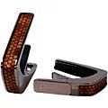 Thalia Premium Series Black Chrome Guitar Capo AAA Curly Hawaiian Koa Save the Bees Honeycomb