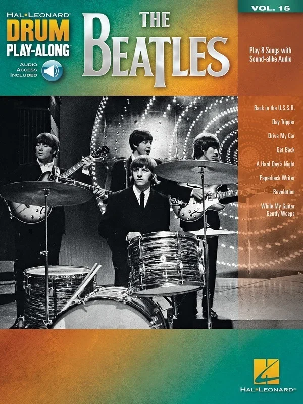 The Beatles Drum Playalong V15 Book/Online Audio (Softcover Book/Online Audio)