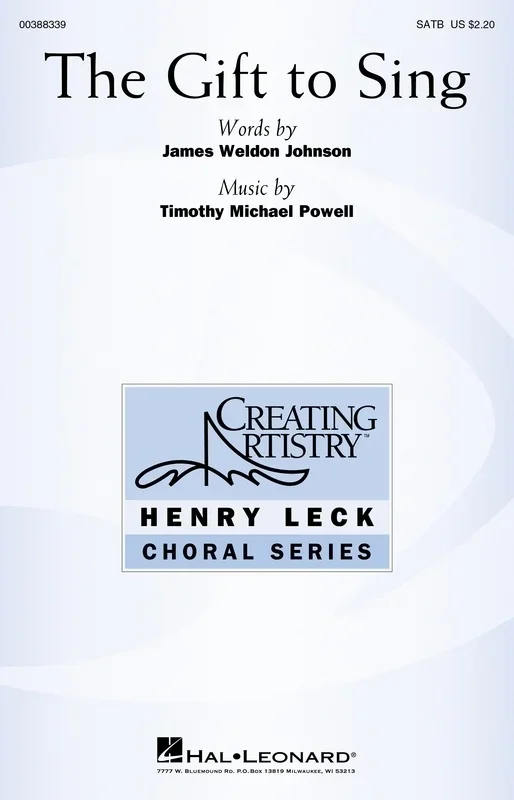 The Gift To Sing Satb Octavo
