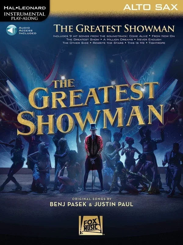 The Greatest Showman Alto Sax Book/Online Audio
