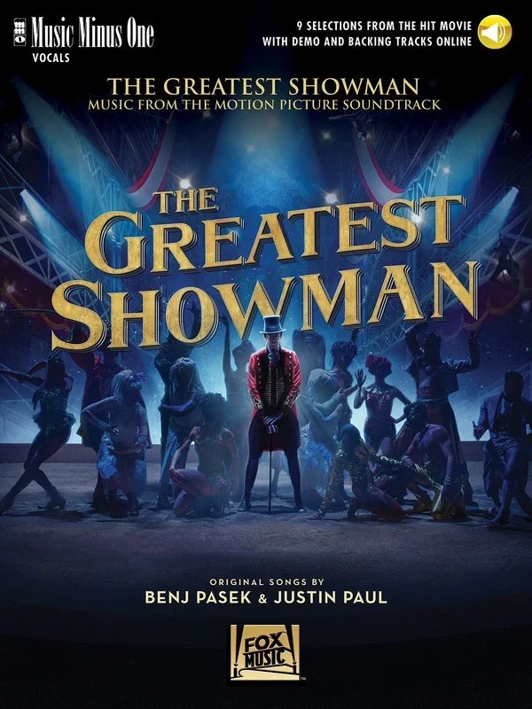 The Greatest Showman Music Minus One Vocals Book/Online Audio