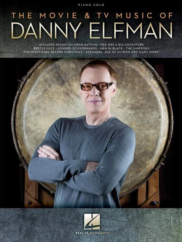 The Movie and TV Music Of Danny Elfman Piano Solo (Softcover Book)
