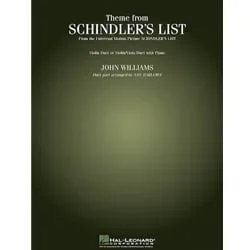 Theme from Schindler’s List – Violin Duet (or Violin/Viola) and Piano