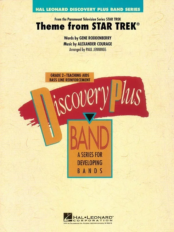 Theme From Star Trek Discovery Plus Concert Band 2 (Music Score/Parts)