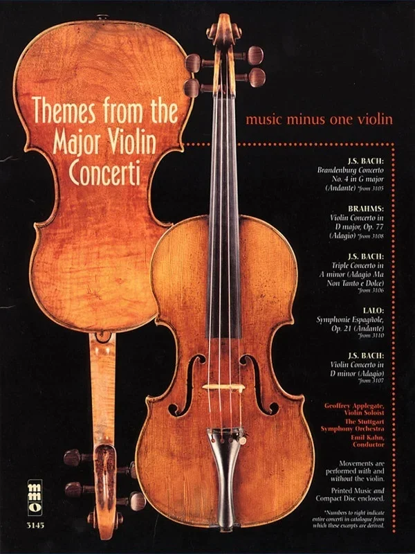 Themes From Major Violin Concerti Book/CD (Softcover Book/CD)