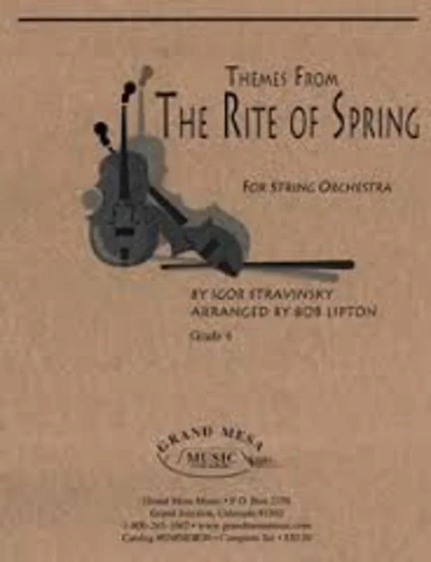 Themes From The Rite Of Spring So Score/Parts Book