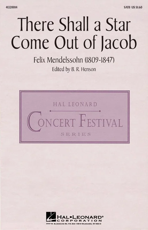 There Shall A Star From Jacob Come Forth SATB (Octavo)