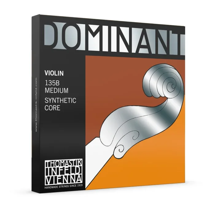 Thomastik 135B Dominant 4/4 Violin String Set with Stainless Steel ‘E’ String