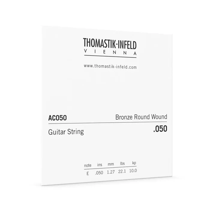 Thomastik AC050 Plectrum .50 Gauge Bronze Round Wound String for Guitar