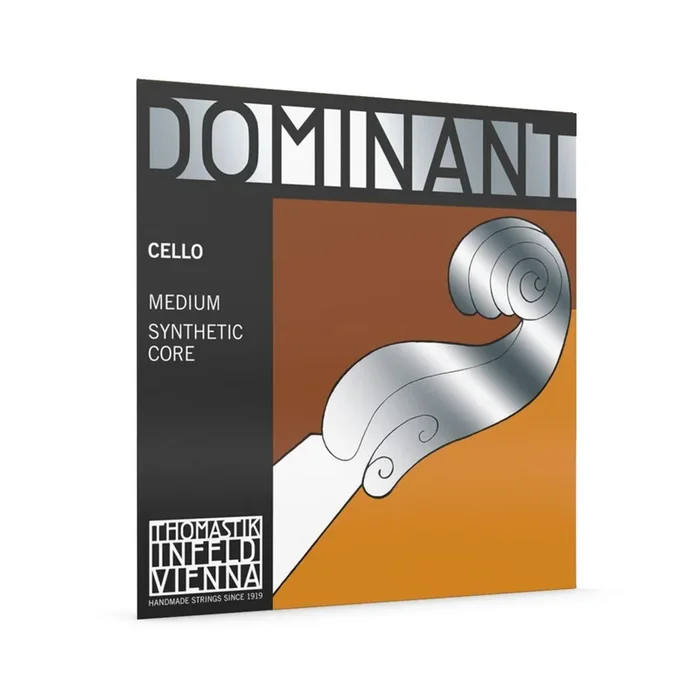 Thomastik Dominant Cello G String – 4/4, Medium, Synthetic Core, Chrome Wound