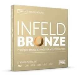 Thomastik Infeld Bronze Acoustic Guitar String Set, Med-Light 12-53