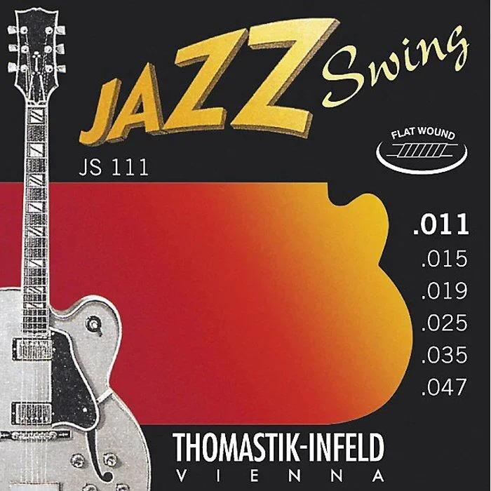 Thomastik JS111 Jazz Swing Flatwound Guitar String Set 11/47