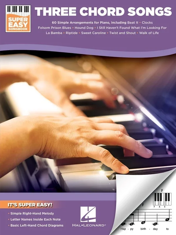 Three Chord Songs Super Easy Songbook (Softcover Book)