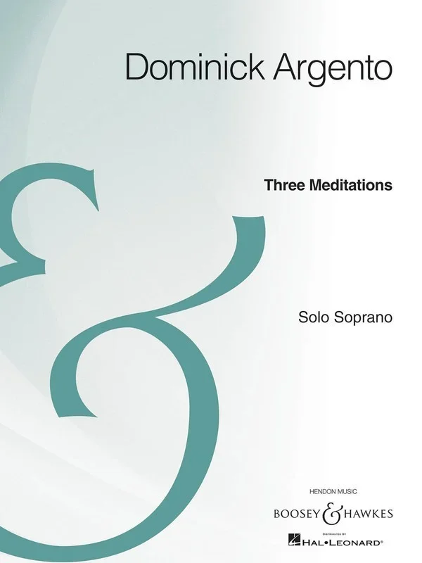 Three Meditations Soprano Book