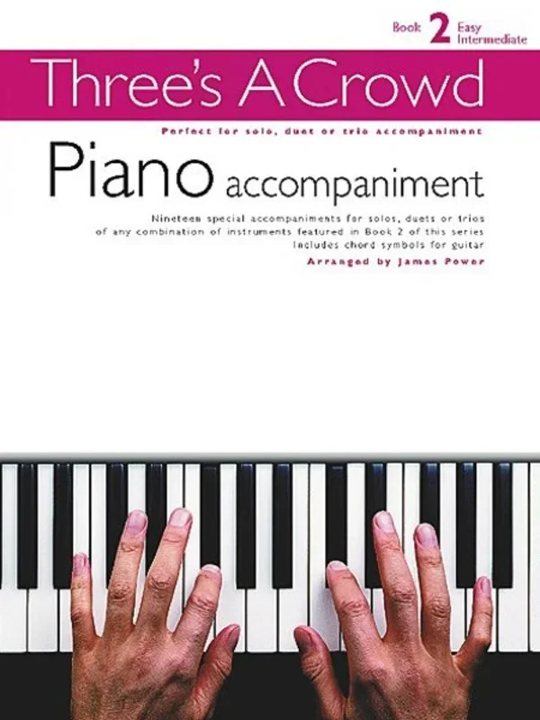 Threes A Crowd Book 2 Piano Accompaniment Revised (Softcover Book)
