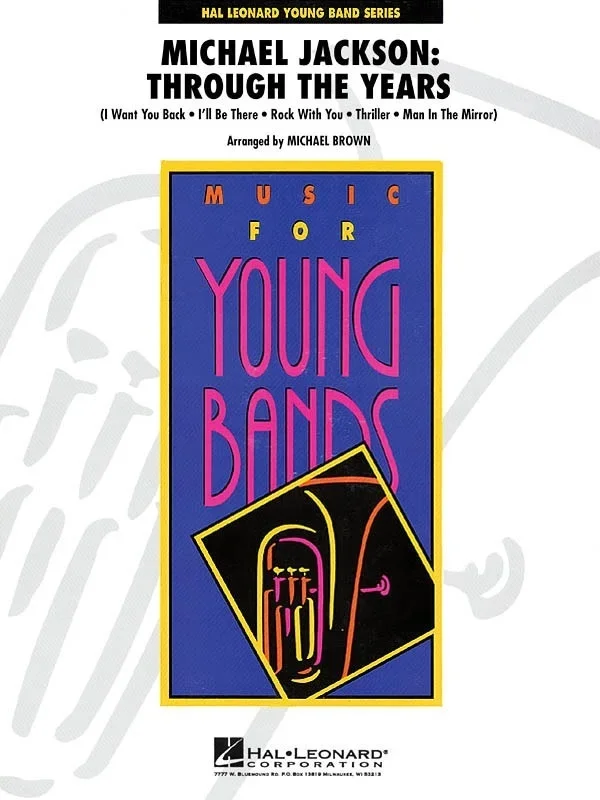 Through The Years Michael Jackson Concert Band 3 (Music Score/Parts)