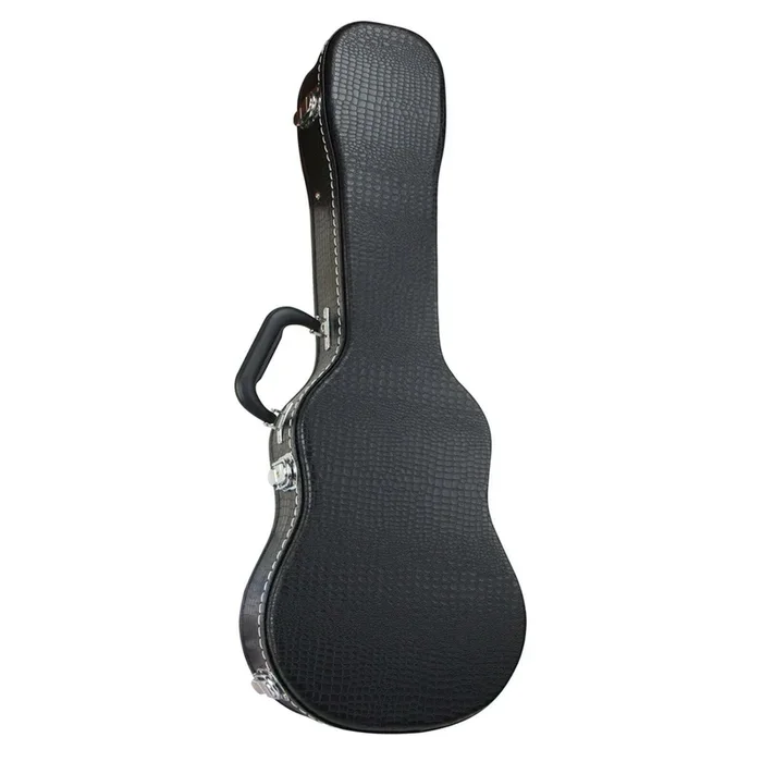 Tiki Deluxe ‘Croc’ Baritone Ukulele Hard Case (Black)