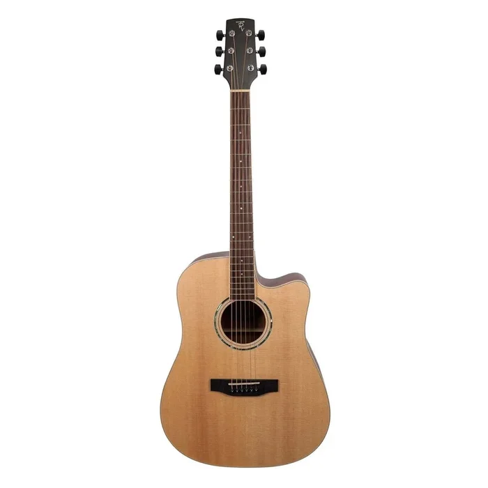 Timberidge ‘1 Series’ Spruce Solid Top Acoustic-Electric Dreadnought Cutaway Guitar (Natural Satin) *Includes Brad Clark ‘Supernatural’ Pickup