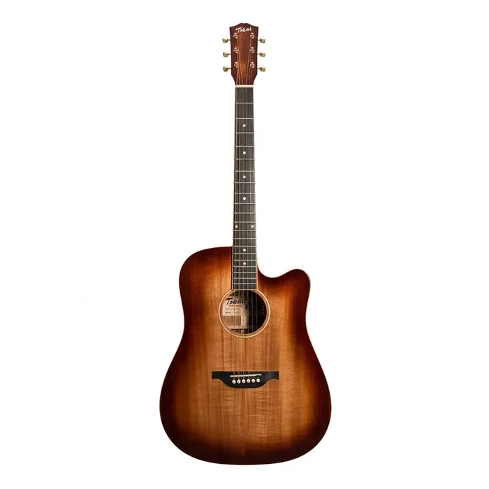 Tokai ‘Terra Nova’ K5 Dreadnought Cutaway Acoustic-Electric Guitar (Bourbon Fade Natural Gloss)