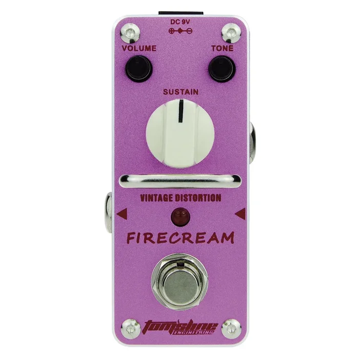 Toms Line AFM-3 Fire Cream Mini Effects Pedal