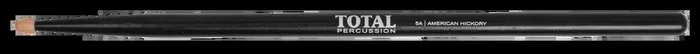 Total Percussion 5A Drumsticks with Wood Tip – Black Finish