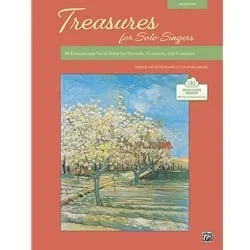 Treasures for Solo Singers – Medium High (Book and Audio)