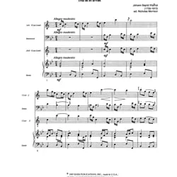 Trio III in B-flat – Two Clarinets, Bassoon and Basso Continuo