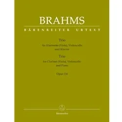 Trio in A Minor, Op. 114 – Clarinet (or Viola), Cello and Piano