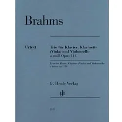 Trio in A Minor, Op. 114 – Piano, Clarinet, and Cello