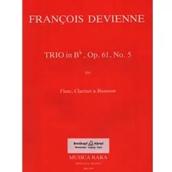 Trio in Bb major Op. 61 No. 5 – Flute, Clarinet, and Bassoon