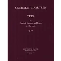 Trio in E-flat major, Op. 43 – Clarinet, Basoon, and Piano