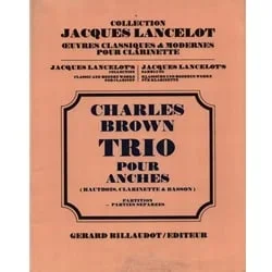 Trio pour Anches – Oboe, Clarinet, and Bassoon