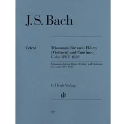 Trio Sonata in G Major, BWV 1039 – Flute (or Violin) Duet and Piano