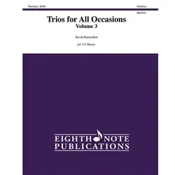 Trios for All Occasions Vol 3 – Horn (Interchangeable)