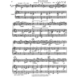 Two Bourrees – Tenor Sax and Piano