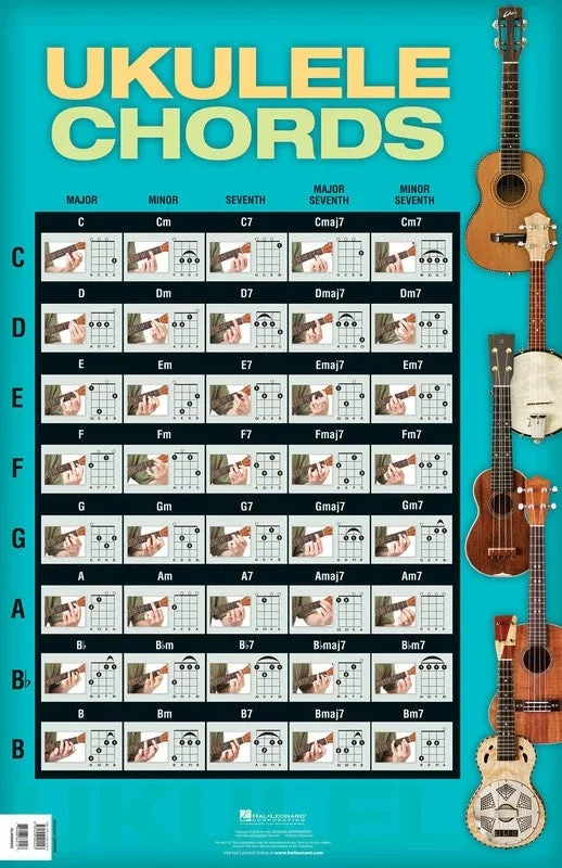 Ukulele Chords Poster