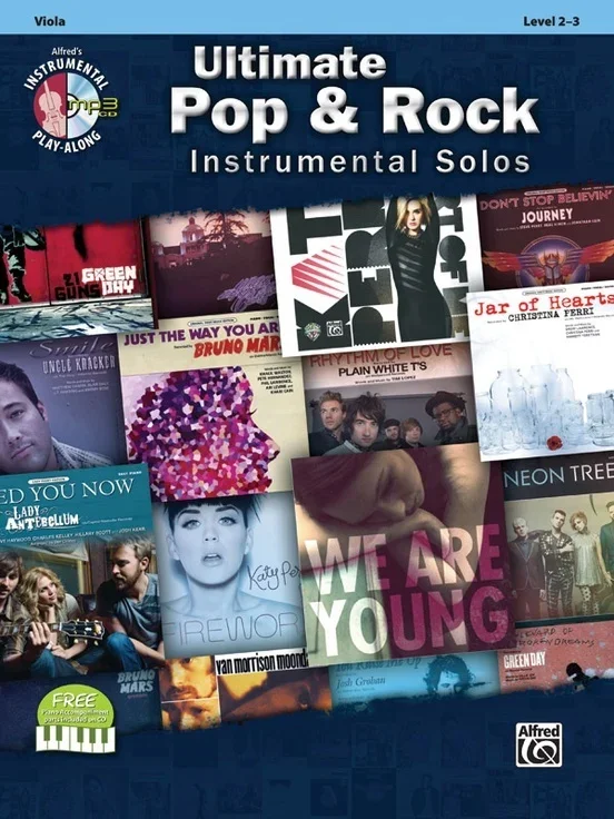 Ultimate Pop & Rock Instr Solos Viola Book/CD